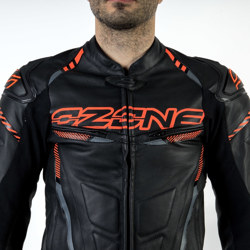 Motoristična jakna Ozone RS600 black-orange razprodaja