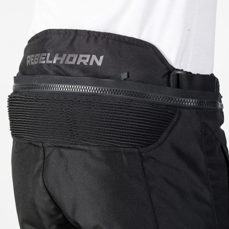 Rebelhorn Flux Motoristične hlače Black