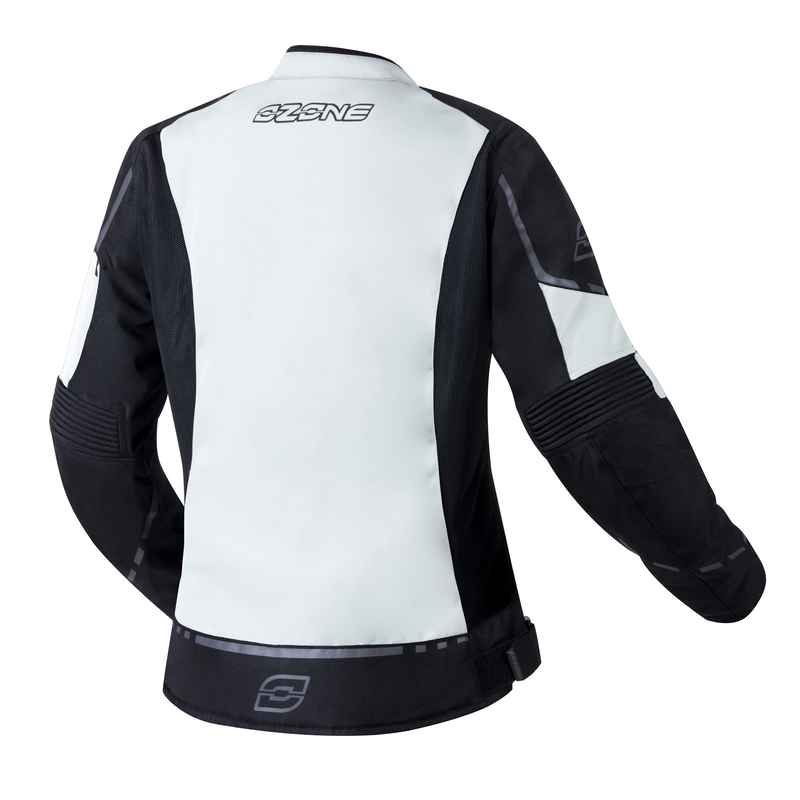 Ženska motoristična jakna Ozone Jet II Grey and Black razprodaja