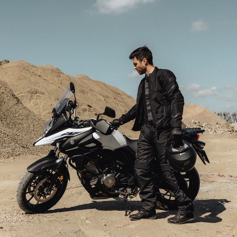 Moto jakna Ozone Jet II black razprodaja