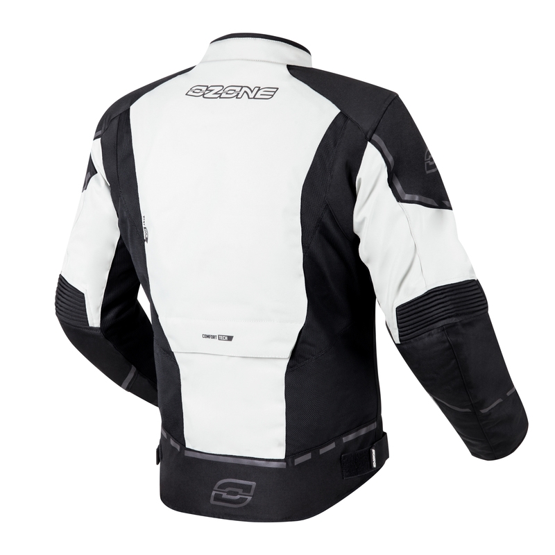 Moto jakna Ozone Jet II sivo-črna razprodaja