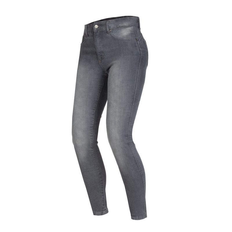 Ženske kavbojke Ozone Striker SF Grey Motorcycle Jeans