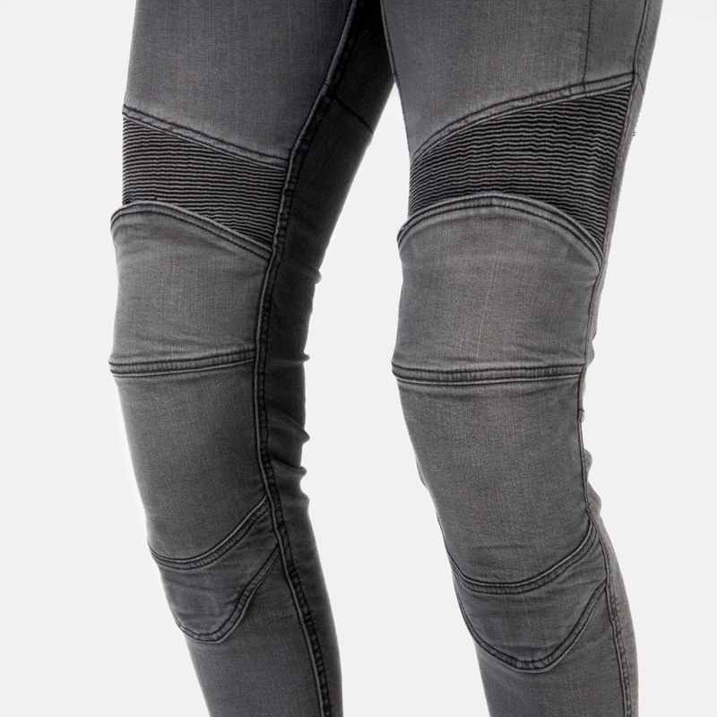 Ženske kavbojke Ozone Roxy Washed Black Motorcycle Jeans razprodaja