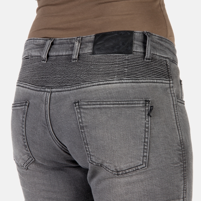 Ženske kavbojke Ozone Roxy Washed Black Motorcycle Jeans razprodaja