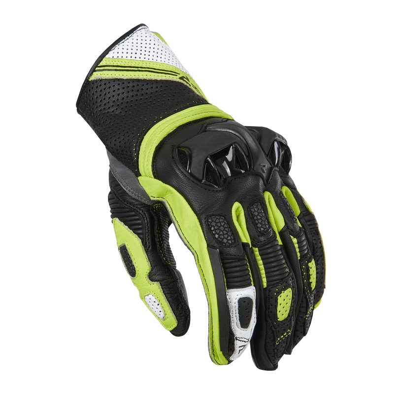 Motoristične rokavice Rebelhorn ST Short black-grey-fluo yellow razprodaja