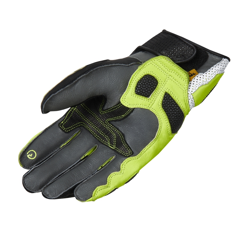 Motoristične rokavice Rebelhorn ST Short black-grey-fluo yellow razprodaja