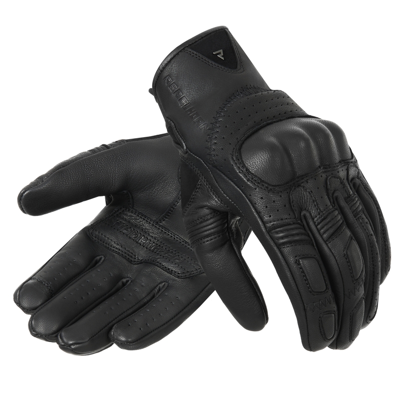 Motoristične rokavice Rebelhorn Thug II black perforirane