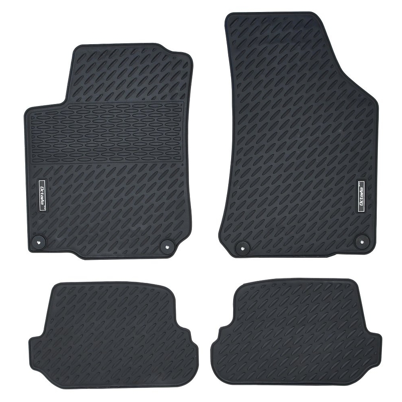 Gumijaste preproge PERFECT FIT komplet 4 OCTAVIA I s pritrditvijo