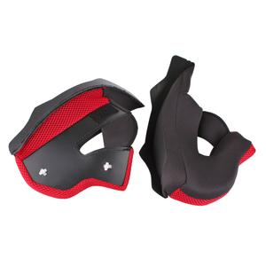 Podloge blatnikov za motoristične čelade RSA TR-01 - rdeča razprodaja