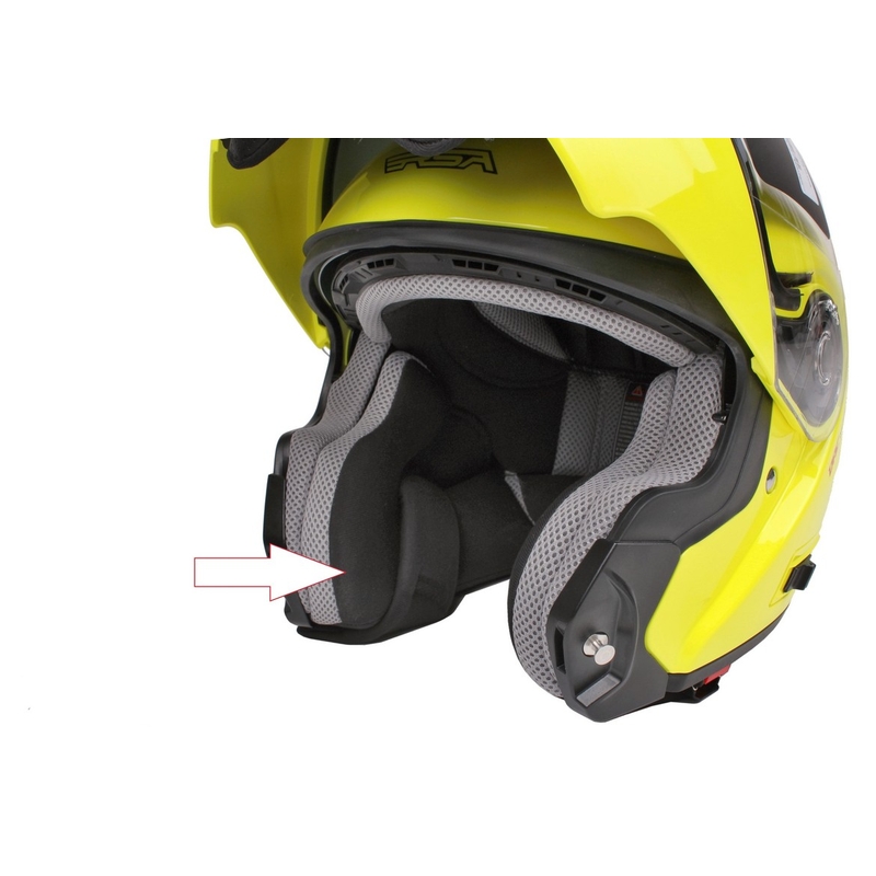 Obloge blatnikov za motoristične čelade RSA TR-01 - siva razprodaja