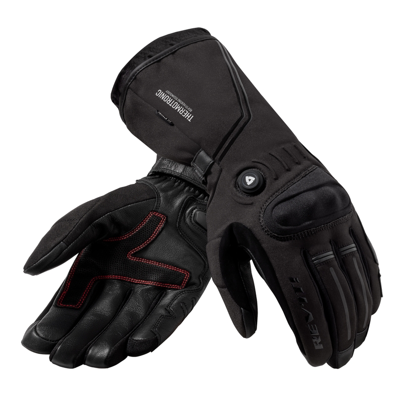 Ženske ogrevane motoristične rokavice Revit Liberty H2O black