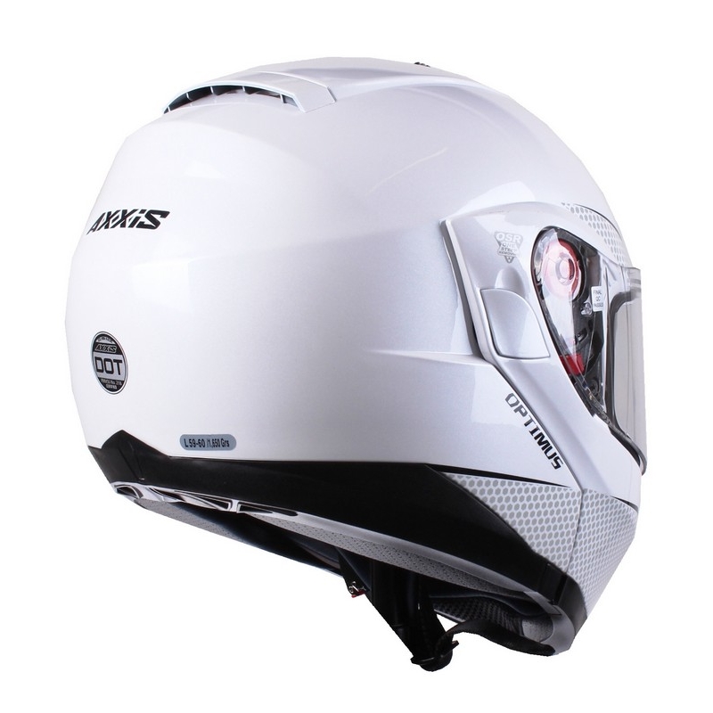 Axxis Optimus motoristična čelada bela - razred II