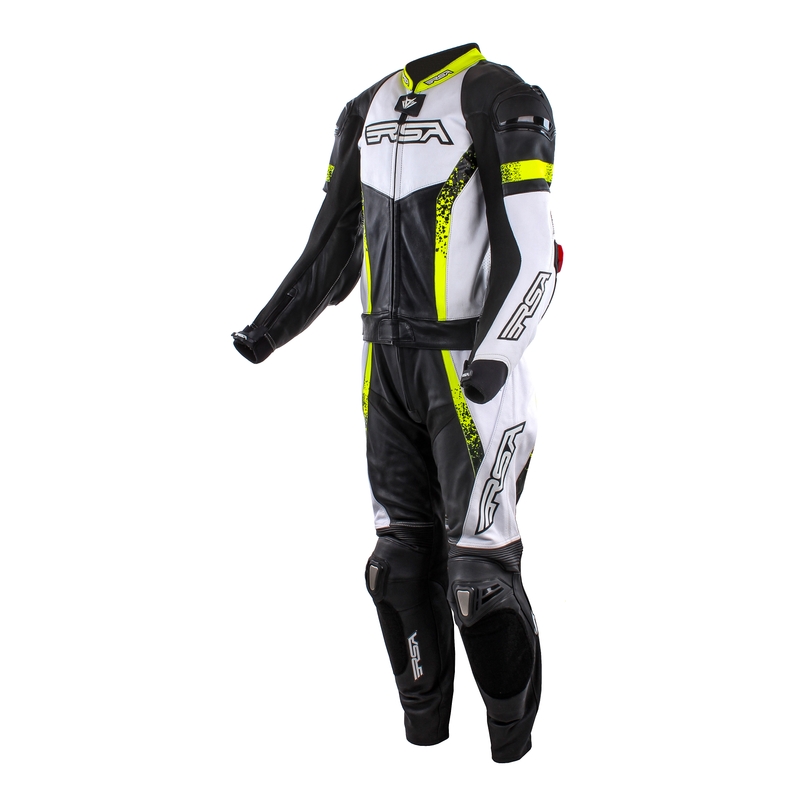 Moški kombinezon RSA Impola black-white-fluo-yellow razprodaja