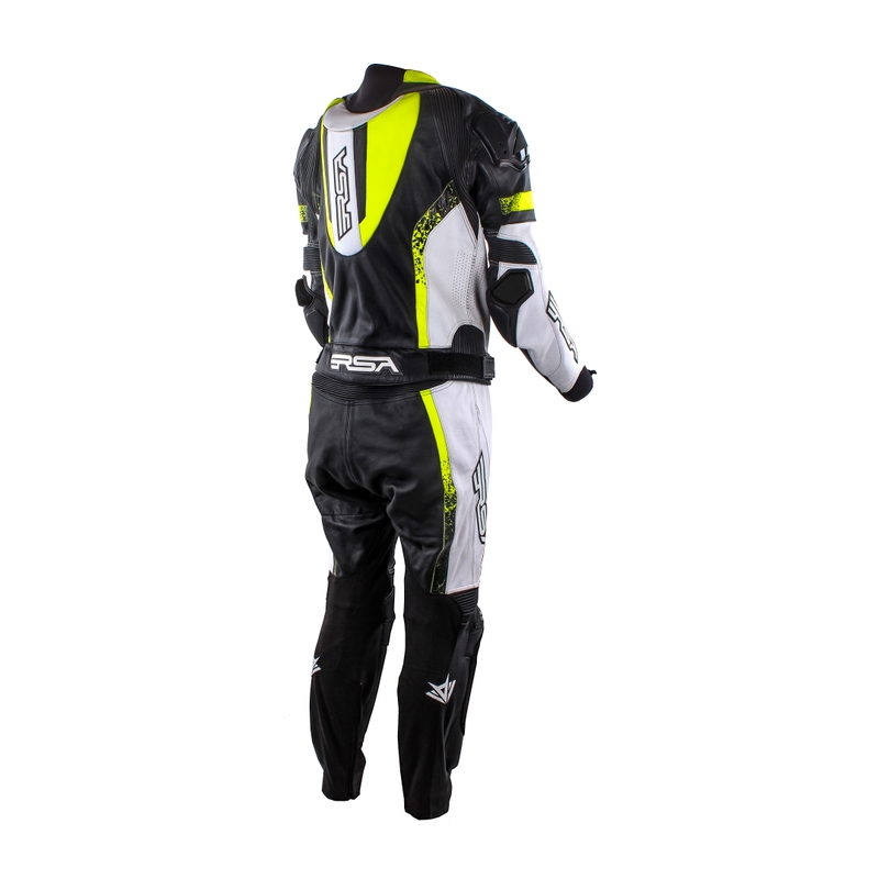 Moški kombinezon RSA Impola II black-white-fluo-yellow razprodaja