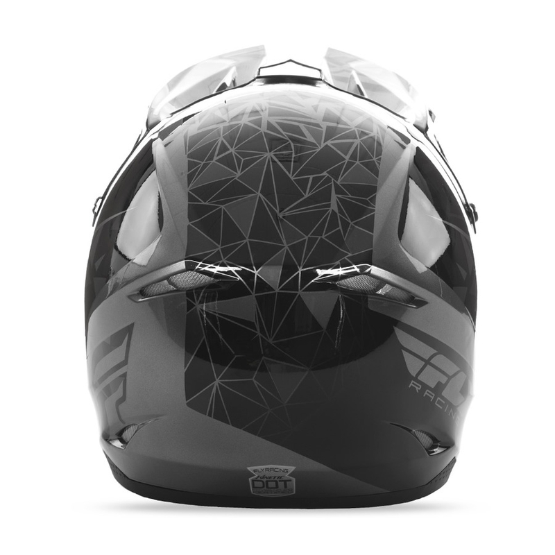 Motokros čelada FLY Racing Kinetic CRUX - ZDA black razprodaja