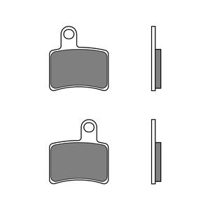 Brzdové destičky BREMBO CC ROAD