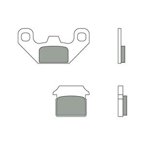 Brzdové destičky BREMBO CC SCOOTER