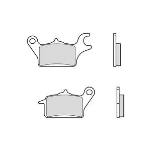 Brzdové destičky BREMBO CC SCOOTER