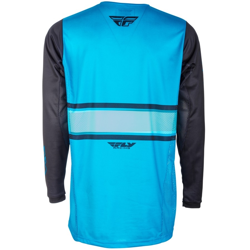 Motokros dres FLY Racing Kinetic ERA 2018 - ZDA modro-črna
