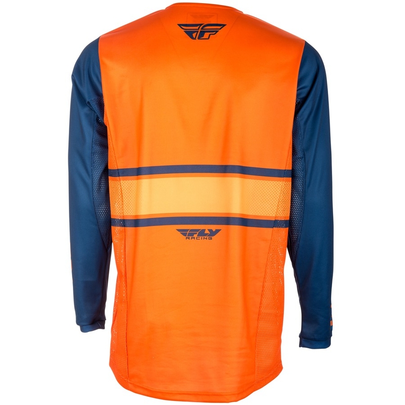 Motokros dres FLY Racing Kinetic ERA 2018 - ZDA oranžno-modra
