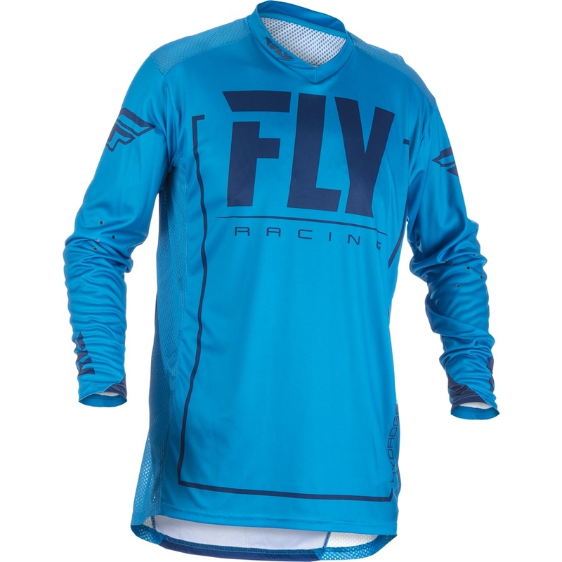 Motokros majica FLY Racing LITE 2018 - ZDA modra