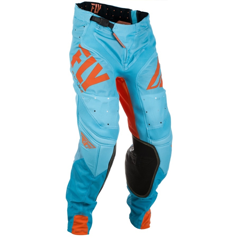Motokros hlače FLY Racing LITE 2018 - ZDA oranžno-modre
