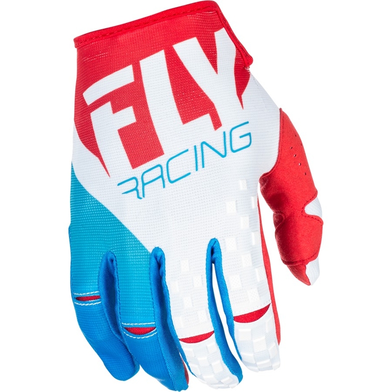 Motokros rokavice FLY Racing Kinetic 2018 - ZDA rdeče-bele-modre