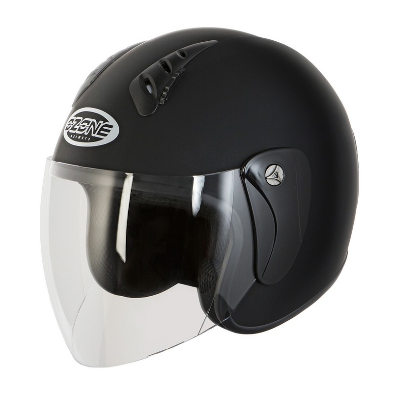 Odprta motoristična čelada Ozone HY-818 black matt