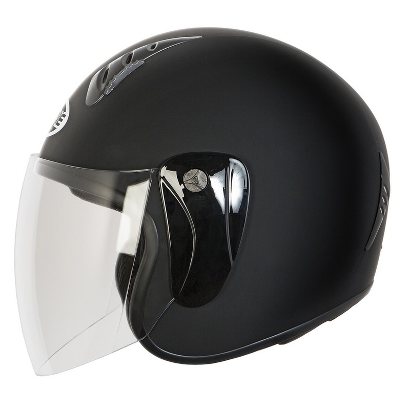Odprta motoristična čelada Ozone HY-818 black matt