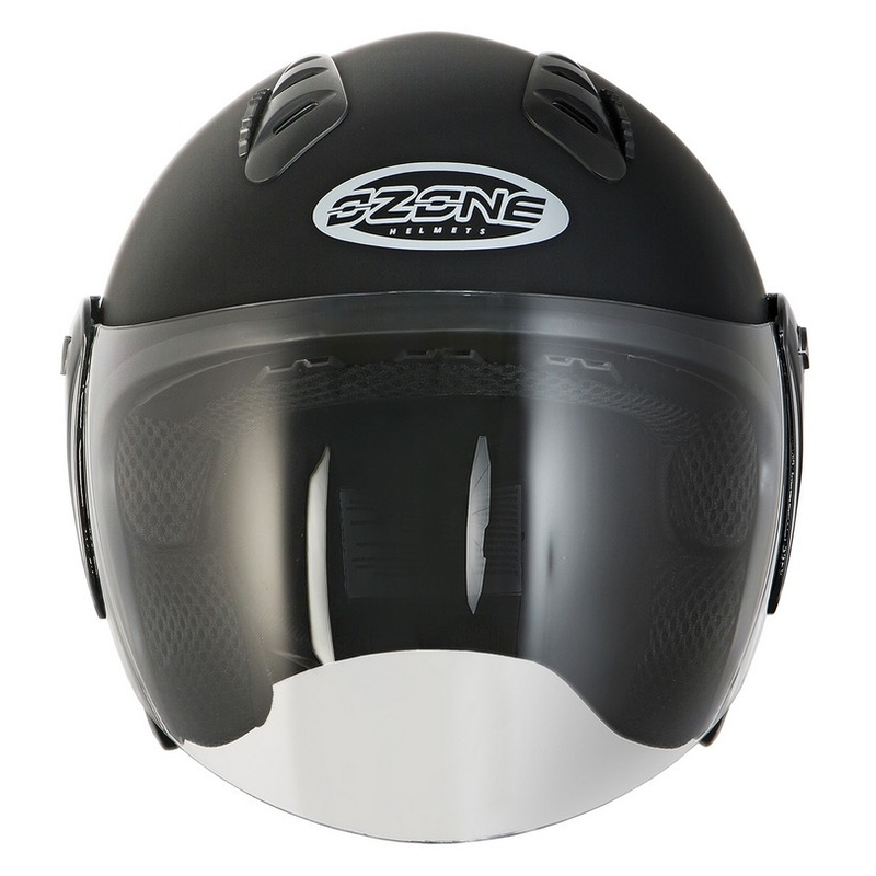 Odprta motoristična čelada Ozone HY-818 black matt