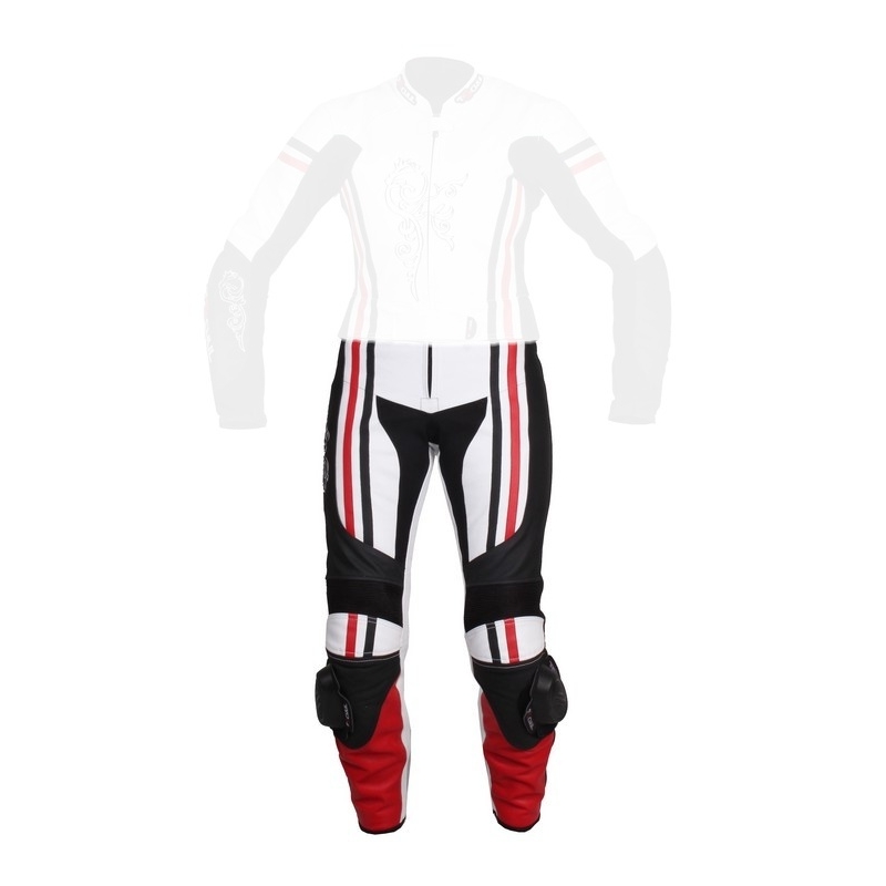 Ženske hlače Tschul 554 white-black-red pants razprodaja