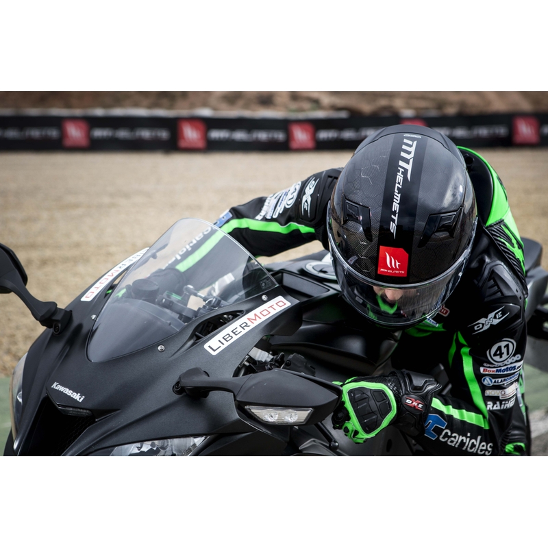 MT Kre Snake Carbon integralna motoristična čelada