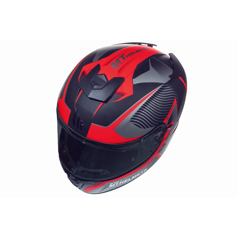 MT Blade 2 SV Blaster integralna motoristična čelada črna mat-rdeča