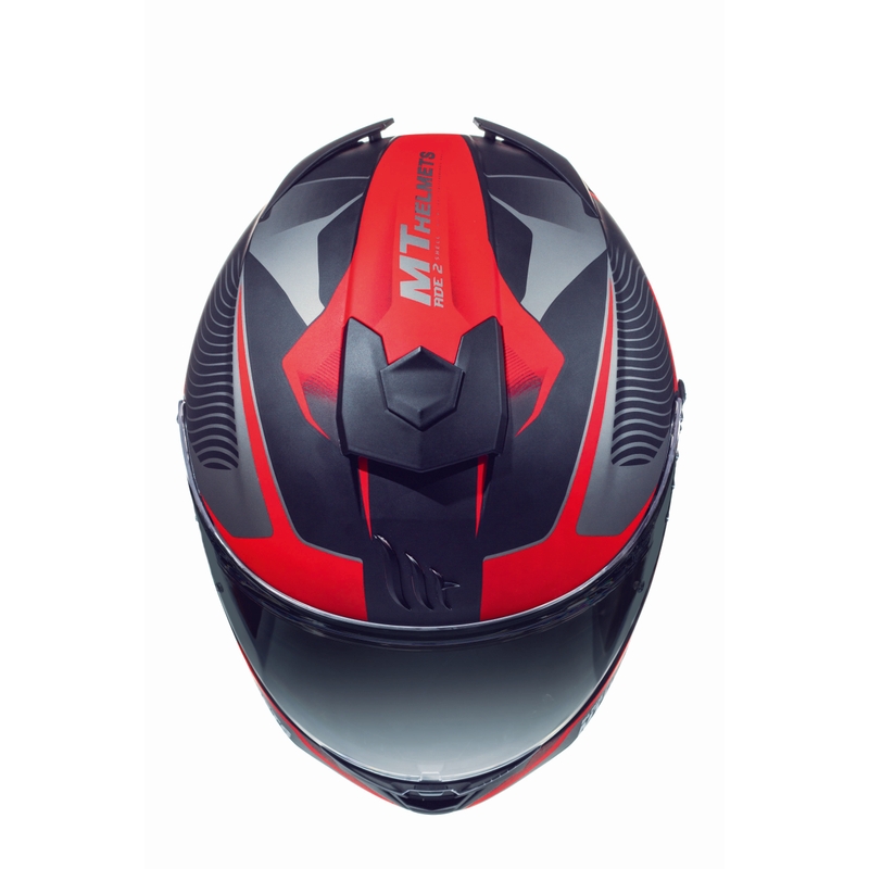 MT Blade 2 SV Blaster integralna motoristična čelada črna mat-rdeča