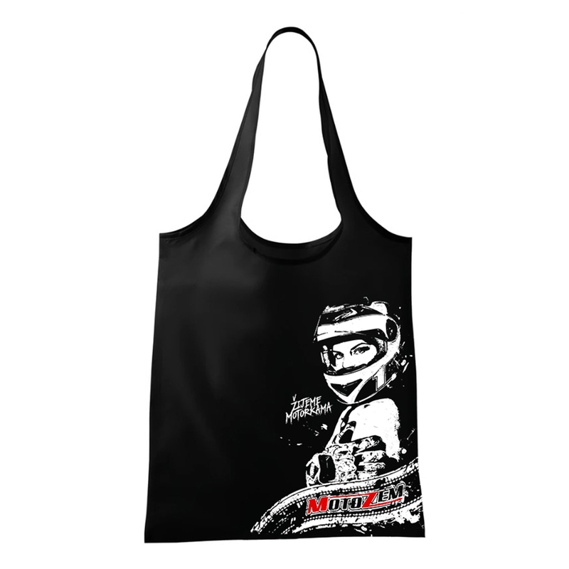 MotoZem zložljiva torba Živimo z motociklizmom