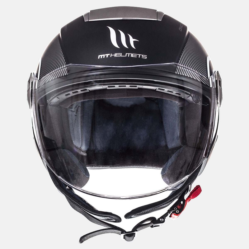 Motoristična čelada Open MT City Eleven SV Tron Black Matte White razprodaja