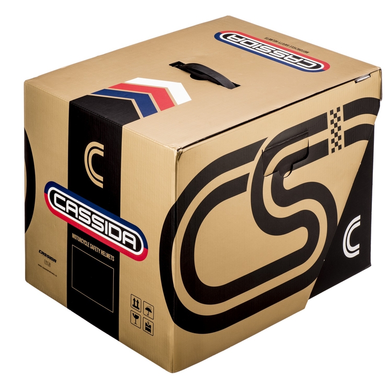 Cassida Fibre Super Hooligan Črno-zelena integralna motoristična čelada razprodaja