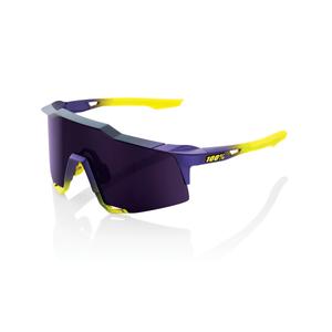 100% SPEEDCRAFT Matte Metallic Digital Brights sončna očala vijolično-rumene barve (vijolično steklo)