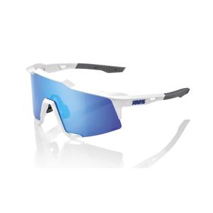 Sončna očala 100 % SPEEDCRAFT Matte White belo-siva (modro steklo)