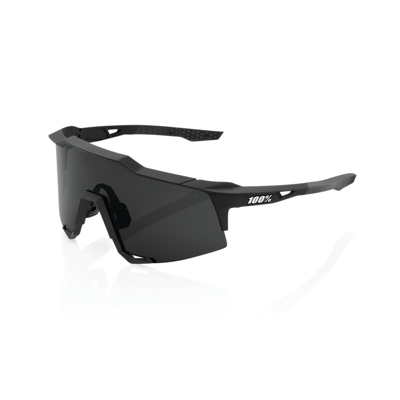 100% SPEEDCRAFT Soft Tact Black sončna očala (dimljena stekla)