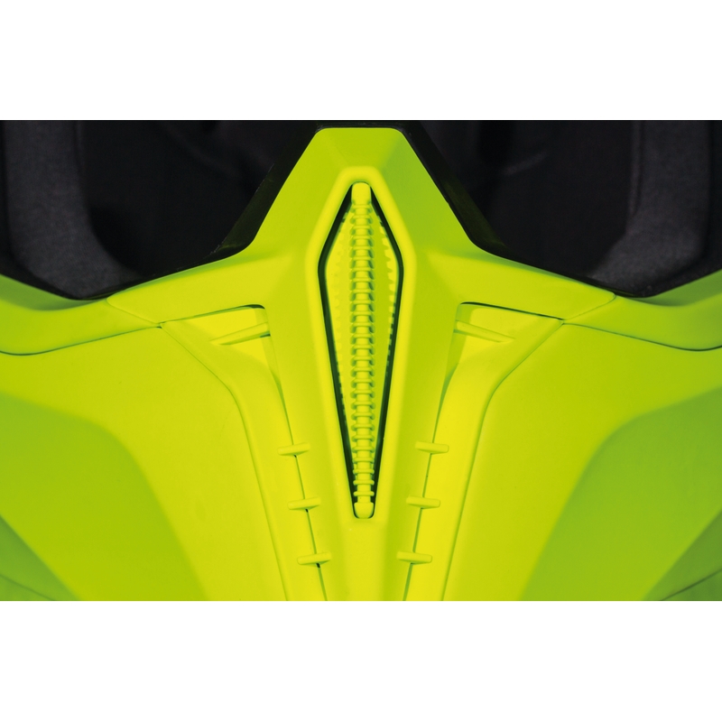 Motokros čelada MT Falcon Karson fluo rumena mat