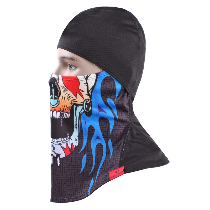 Ulični dirkač Crazy čelada kapuca