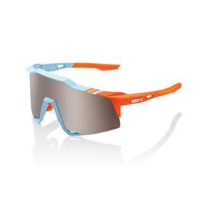 Sončna očala 100 % SPEEDCRAFT Soft Tact Two Tone blue-orange (HIPER srebrna stekla)