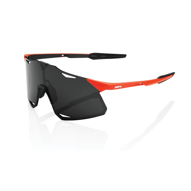 Sončna očala 100% HYPERCRAFT Matte Oxyfire črno-rdeča (dimljena stekla)