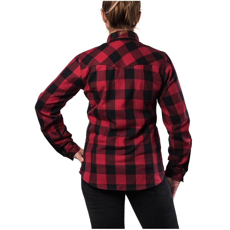 Ženska motoristična majica BROGER Alaska black-red razprodaja