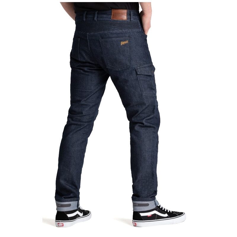 BROGER Ohio temno modre motoristične kavbojke naprodaj razprodaja