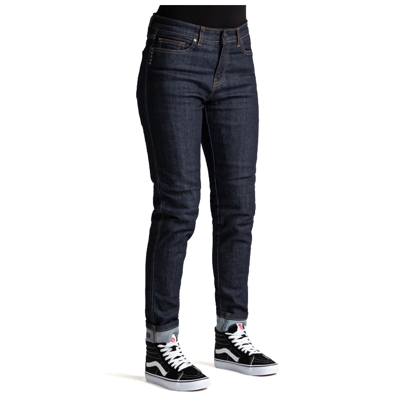 Ženske BROGER California Dark Blue Motorcycle Jeans razprodaja