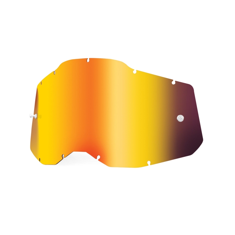 Plexi 100% Racecraft 2/Accuri 2/Strata 2 rdeče zrcalo (proti megli)