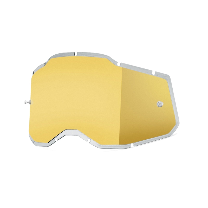 Plexi 100% vbrizgano zlato ogledalo Racecraft 2/Accuri 2/Strata 2 (proti zamegljevanju)