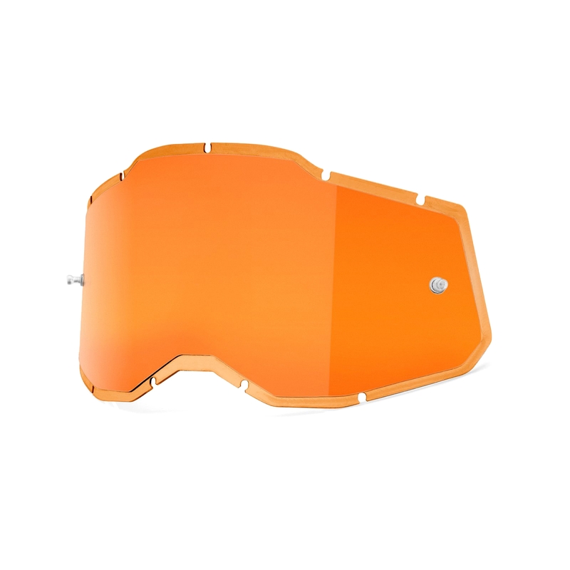 Plexi 100% vbrizgano Racecraft 2/Accuri 2/Strata 2 oranžno zrcalno (proti zameglitvi)